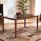 Baxton Studio Eveline Walnut Brown Finished Rectangular Wood Dining Table 165-10520 - alternate 3